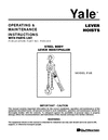 Yale PSB Lever Hoist - PSB-680